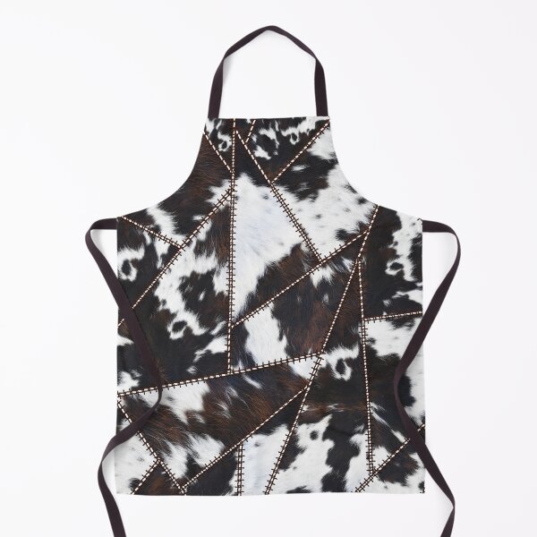 Item preview, Illustration Pattern of Cowhide Patchwork (not real, faux, smooth print) designed and sold by cadinera.