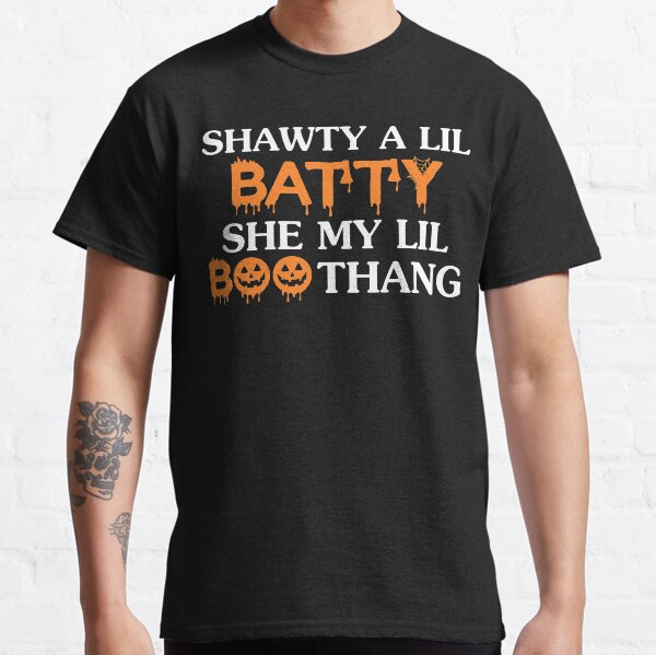 Halloween shawty a lil Batte she my lil Boo thang shirt, hoodie, sweater,  long sleeve and tank top