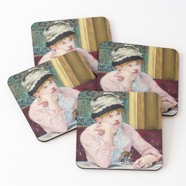 Item preview, Oil Painting Plum Brandy (c.1877) by Edouard Manet designed and sold by Designedbysm.