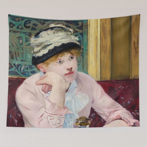 Item preview, Oil Painting Plum Brandy (c.1877) by Edouard Manet designed and sold by Designedbysm.