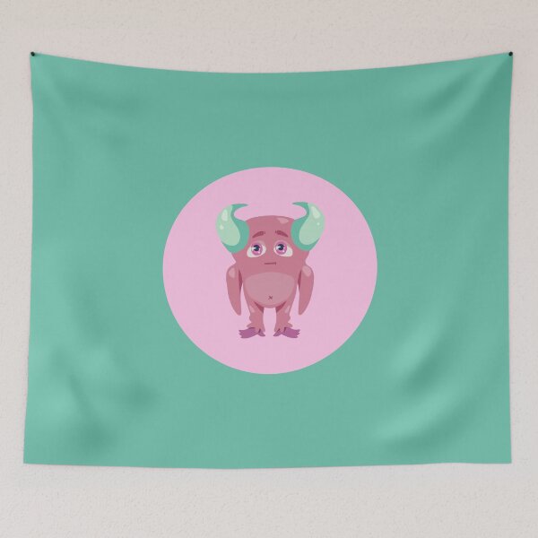Item preview, Friendly Big-eyed Monster Alien  designed and sold by PosterpartyCo.