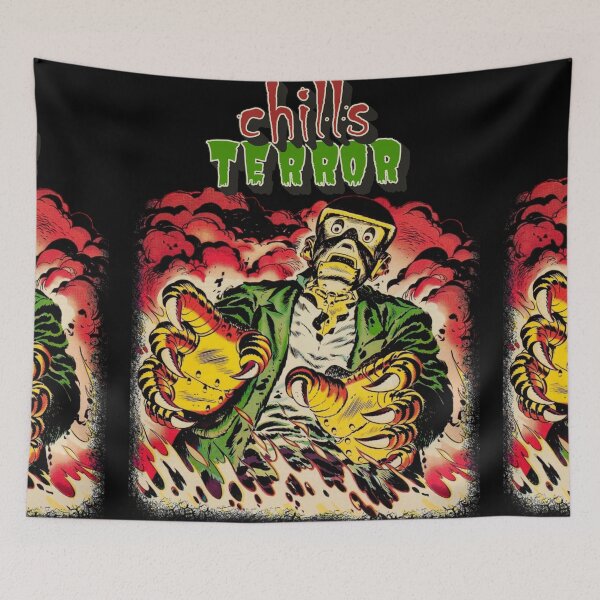 Item preview, Chills Terror Mechanical Monster Vintage Comic Design designed and sold by TrulyEpoque.