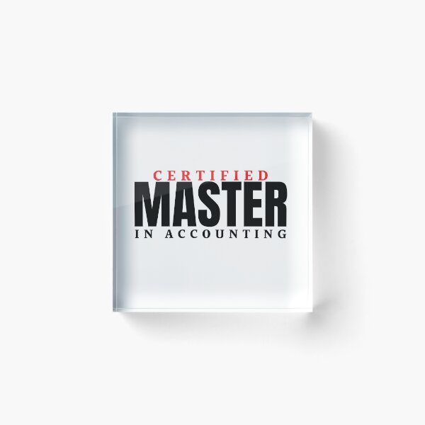 Item preview, Master's in Accounting designed and sold by Oreo2020 Creations.