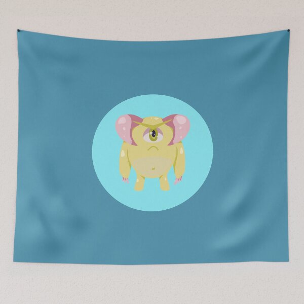 Item preview, Friendly One-eyed Monster Alien  designed and sold by PosterpartyCo.