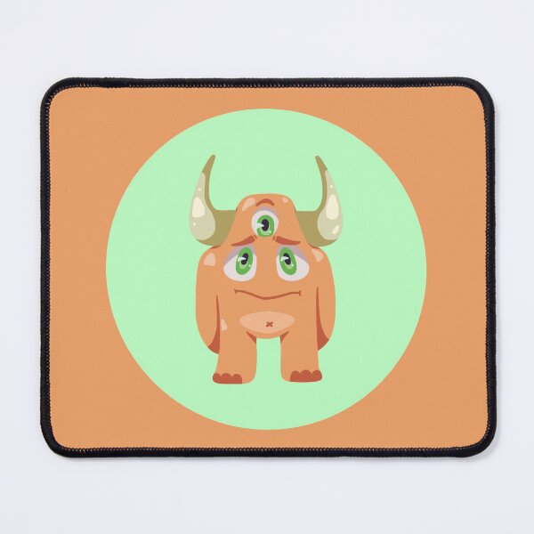 Item preview, Friendly Three-eyed Monster Alien  designed and sold by PosterpartyCo.