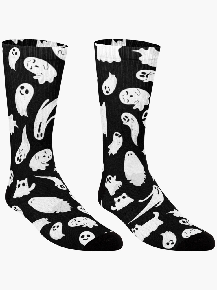Thumbnail 3 of 5, Socks, Spooky Halloween Pattern Design designed and sold by PatternTale.