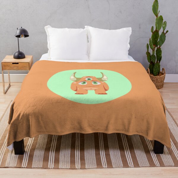 Item preview, Friendly Three-eyed Monster Alien  designed and sold by PosterpartyCo.