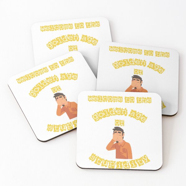 Item preview, Welcome To The Golden Age Of Stupidity Facepalm Guy designed and sold by LuckyKermit.