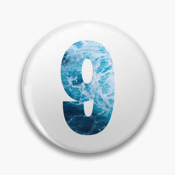 Item preview, Ocean Waves Number 9 designed and sold by LiveAndGlow.