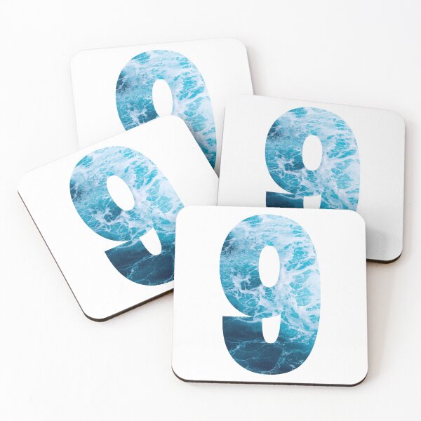 Item preview, Ocean Waves Number 9 designed and sold by LiveAndGlow.