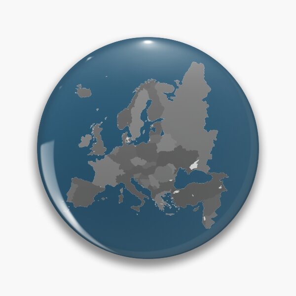 Item preview, Map of Europe - Greyscale designed and sold by mitevisuals.
