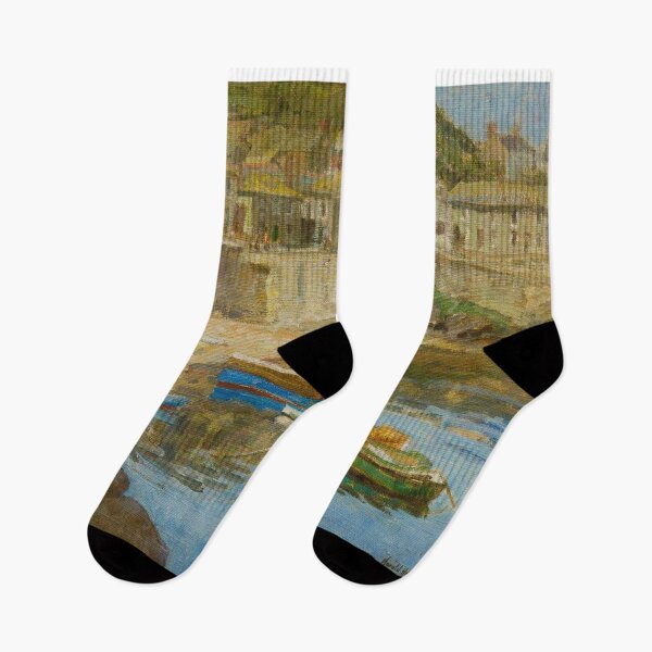 Item preview, Boats at the harbour designed and sold by Vintage Designs +.