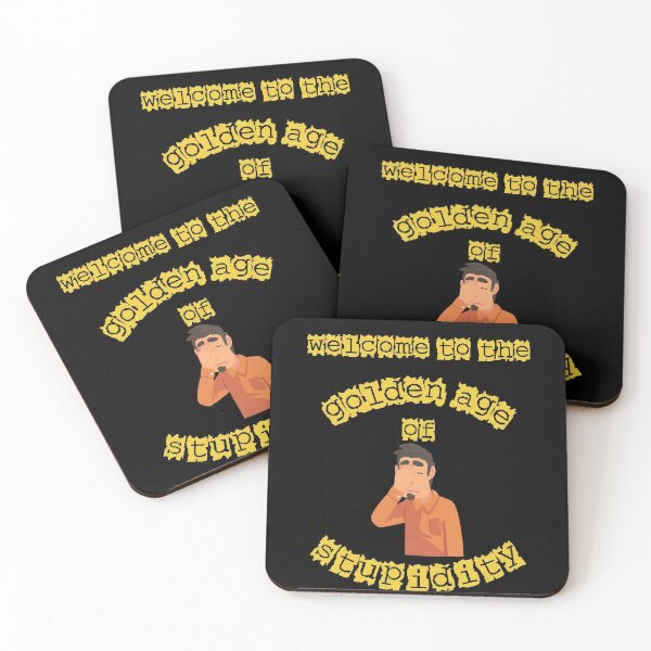 Item preview, Welcome To The Golden Age Of Stupidity Facepalm Guy In Black designed and sold by LuckyKermit.