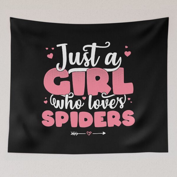 Item preview, Just A Girl Who Loves Spiders - Cute Spider lover gift graphic designed and sold by theodoros20.