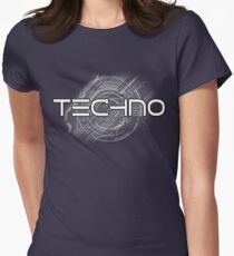 TECHNO Women's Fitted T-Shirt