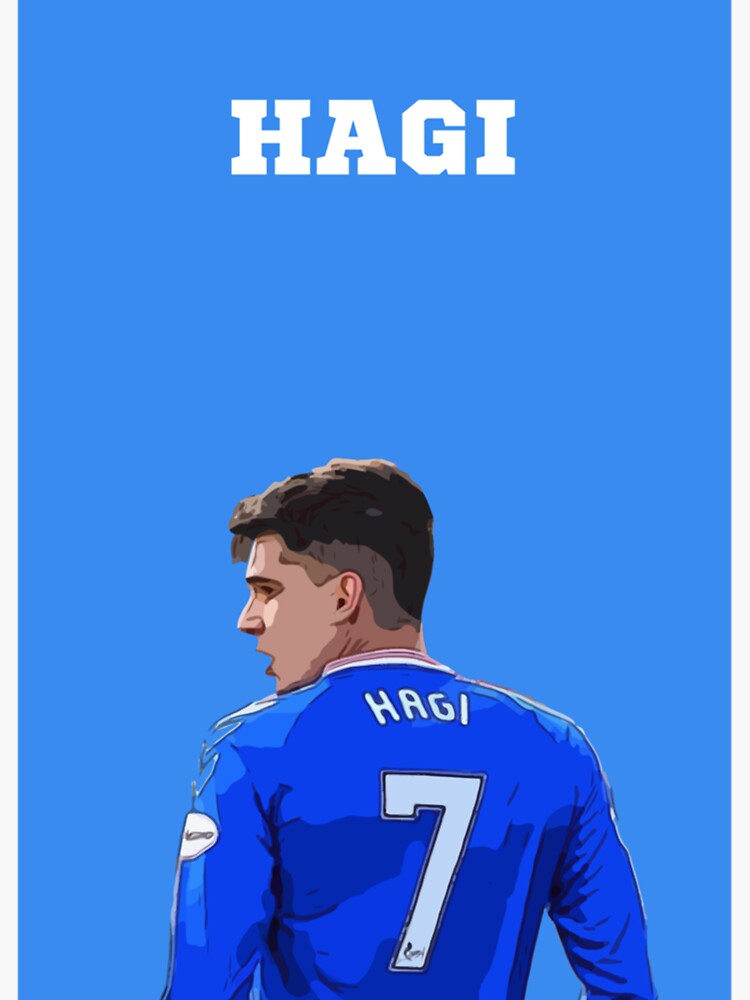 "Ianis Hagi Glasgow Rangers wall art " Sticker for Sale by Anticvalley