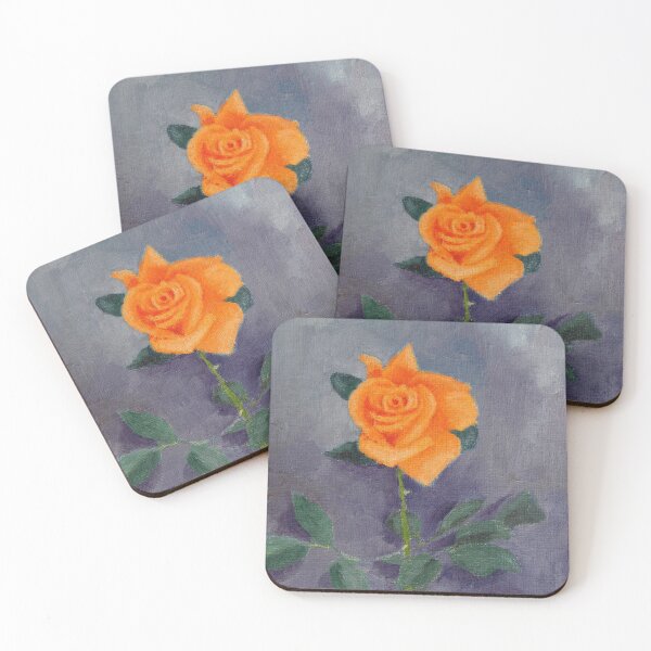 Item preview, One Orange Rose designed and sold by SemyonovArt.