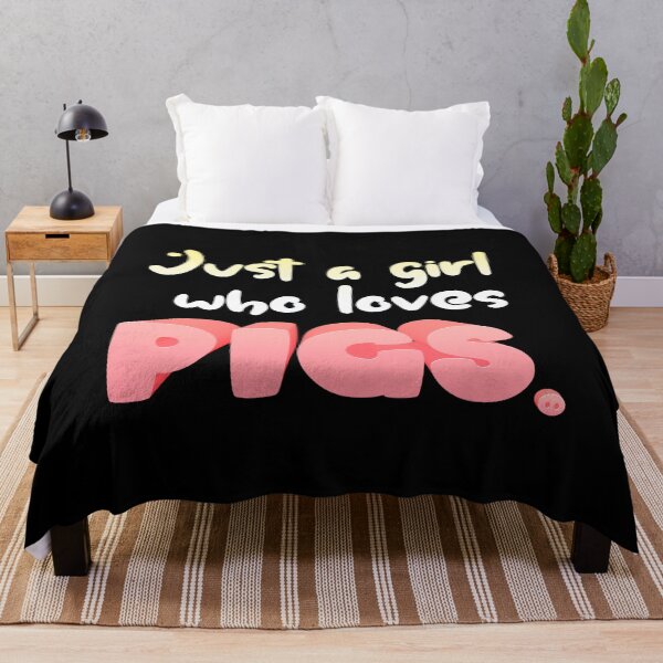 Item preview, Just A Girl Who Loves Pigs Gift print designed and sold by theodoros20.