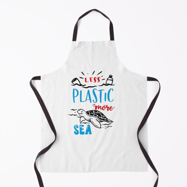 Item preview, Less plastic more sea ☆ T-shirt féminin designed and sold by ILYASLAM.