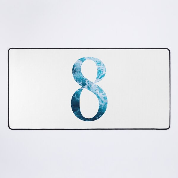 Ocean Waves Number 8 Desk Mat