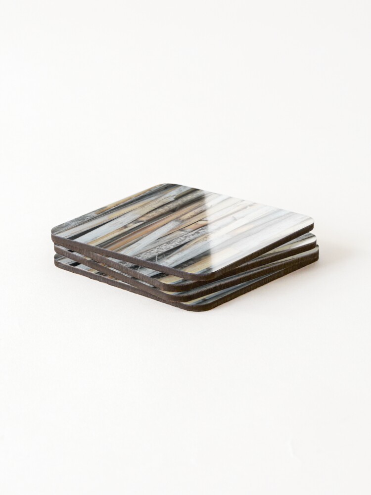 Thumbnail 4 of 5, Coasters (Set of 4), Blue Reeds designed and sold by Treebarkart.