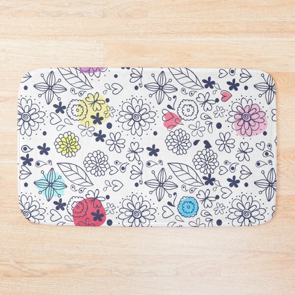 Item preview, Doodle Colorful Floral Leaf Pattern designed and sold by risingrocket.
