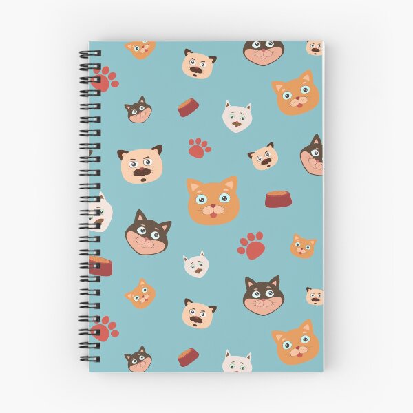 Item preview, Adorable pattern of cats (more colors at my shop) designed and sold by PersasArtCorner.