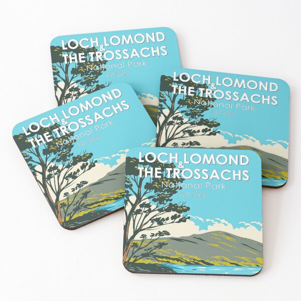 Item preview, Loch Lomond and the Trossachs National Park Scotland Vintage designed and sold by KrisSidDesigns.