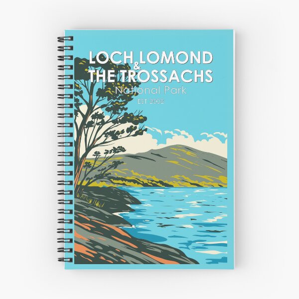 Item preview, Loch Lomond and the Trossachs National Park Scotland Vintage designed and sold by KrisSidDesigns.