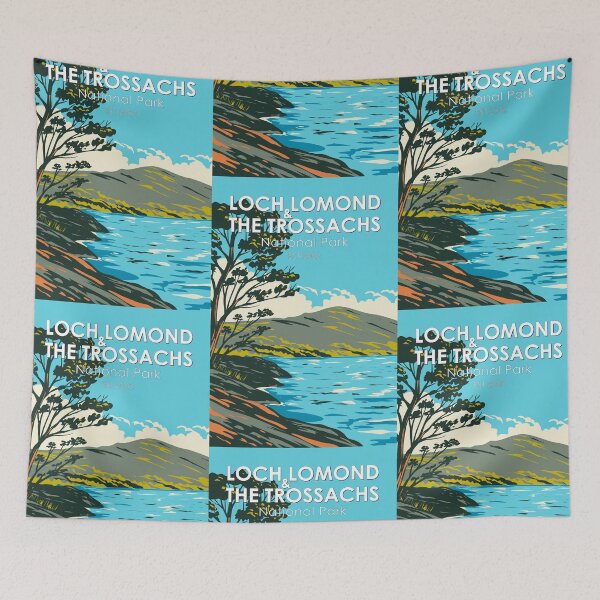Item preview, Loch Lomond and the Trossachs National Park Scotland Vintage designed and sold by KrisSidDesigns.