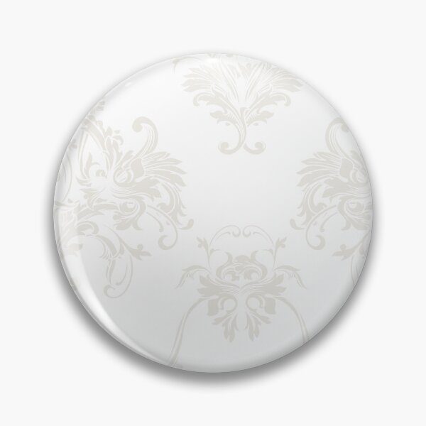 Artikelvorschau, Cream and White Damask Scroll Baroque Pattern Pairs Dutch Boy 2022 Popular Color Simplified White 020W - Colour Trends - Hue - Shade entworfen und verkauft von ColorOfTheYears.