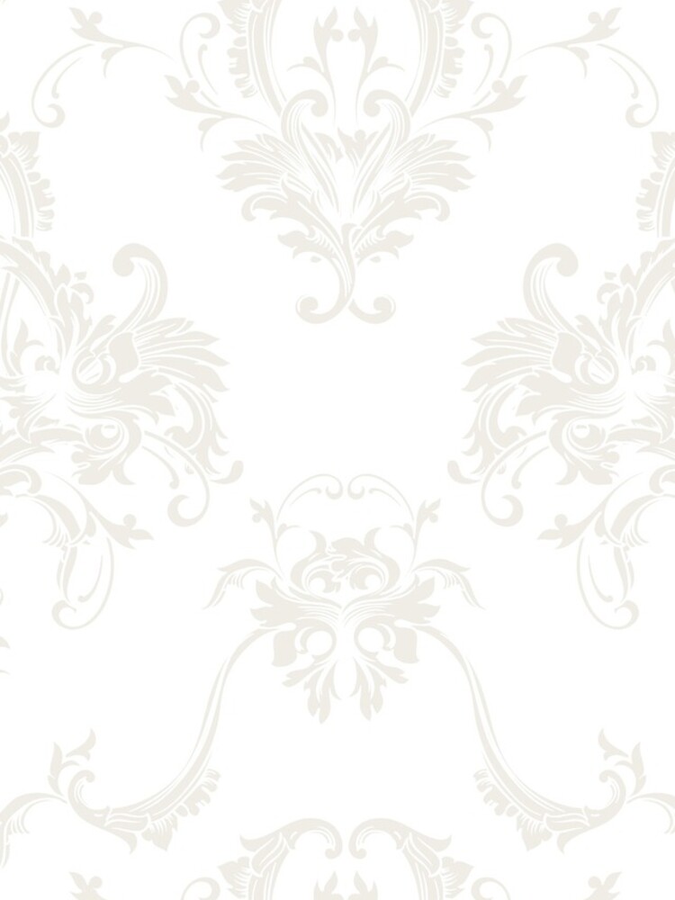 Imagen 4 de 4, Funda de iPhone con la obra Cream and White Damask Scroll Baroque Pattern Pairs Dutch Boy 2022 Popular Color Simplified White 020W - Colour Trends - Hue - Shade, diseñada y vendida por ColorOfTheYears.