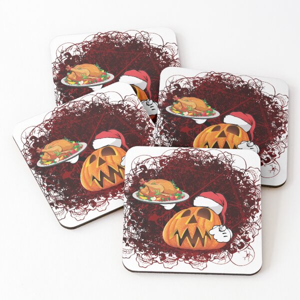 Item preview, Happy Hallowthanksmas Halloween Christmas Thanksgiving Holiday Combined In One Pic designed and sold by Karthick Saravanan.
