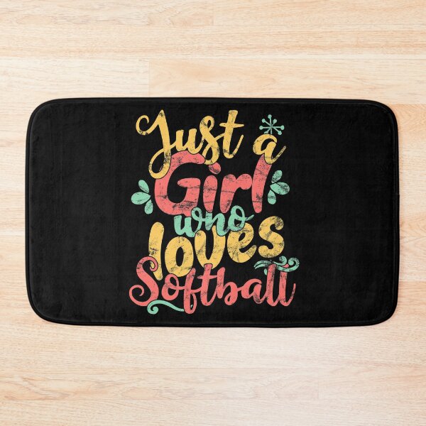Item preview, Just A Girl Who Loves Softball - Baseball Player Gift design designed and sold by theodoros20.