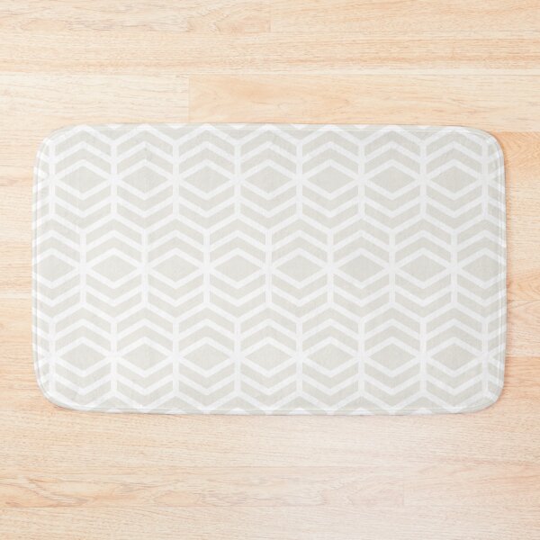 Artikelvorschau, Cream and White Minimal Chevron Line Shape Pattern Pairs Dutch Boy 2022 Popular Color Simplified White 020W - Colour Trends - Hue - Shade entworfen und verkauft von ColorOfTheYears.