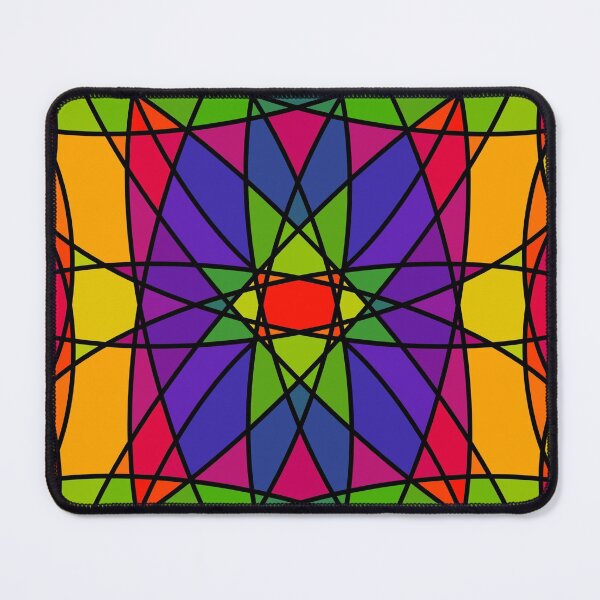 Item preview, Stained Glass Mosaic Flower Burst designed and sold by ThatsJustJilly.