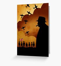Winston Churchill Greeting Card