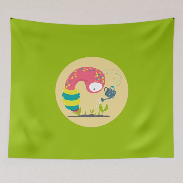 Item preview, Friendly Alien in Space Monster Gardening designed and sold by PosterpartyCo.