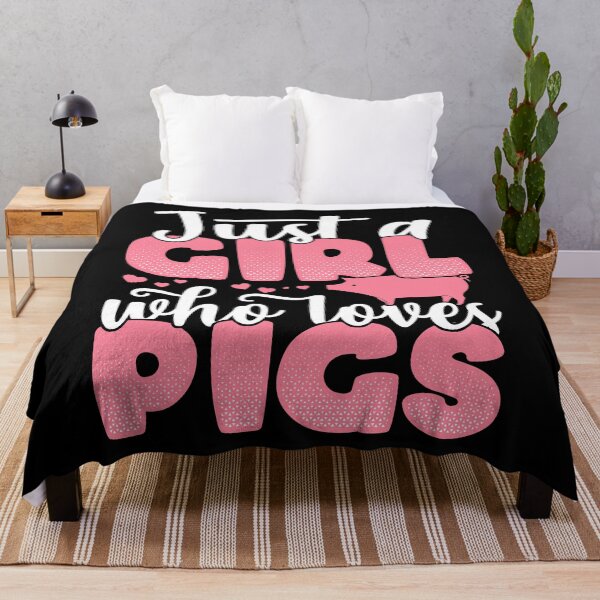 Item preview, Just a Girl who Loves Pigs Funny Pig Farmer Gift graphic designed and sold by theodoros20.