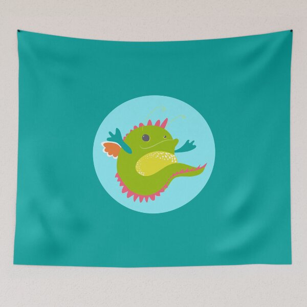 Item preview, Friendly Alien in Space Monster Floating designed and sold by PosterpartyCo.