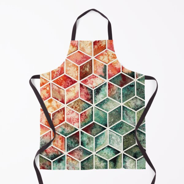 Item preview, Translucent Geometry Pattern in Autumn Colors designed and sold by RubatoArts.