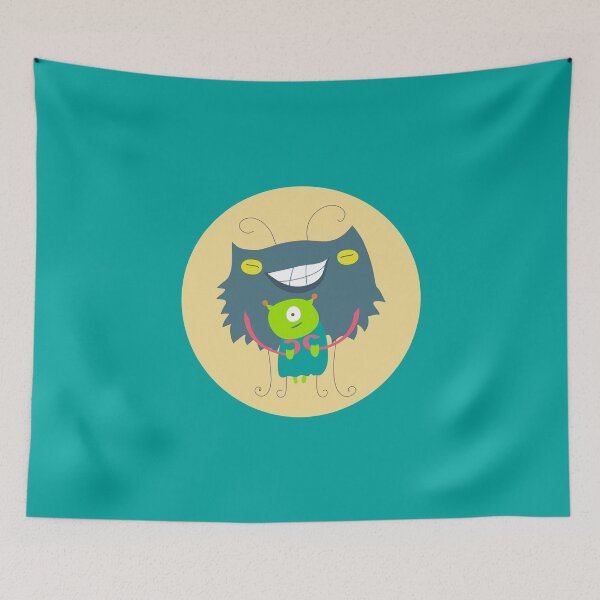 Item preview, Friendly Alien in Space Monster Hugs designed and sold by PosterpartyCo.
