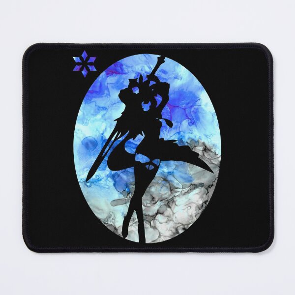 Item preview, Genshin Impact Eula Silhouette v2 - Dimir background designed and sold by GingerCatGifts.