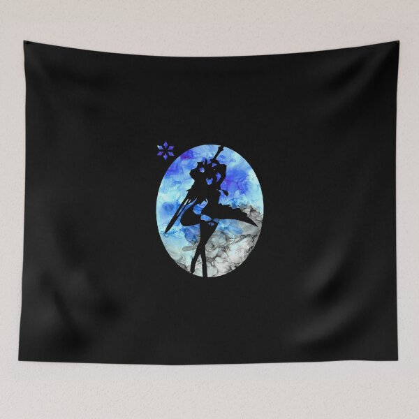 Item preview, Genshin Impact Eula Silhouette v2 - Dimir background designed and sold by GingerCatGifts.