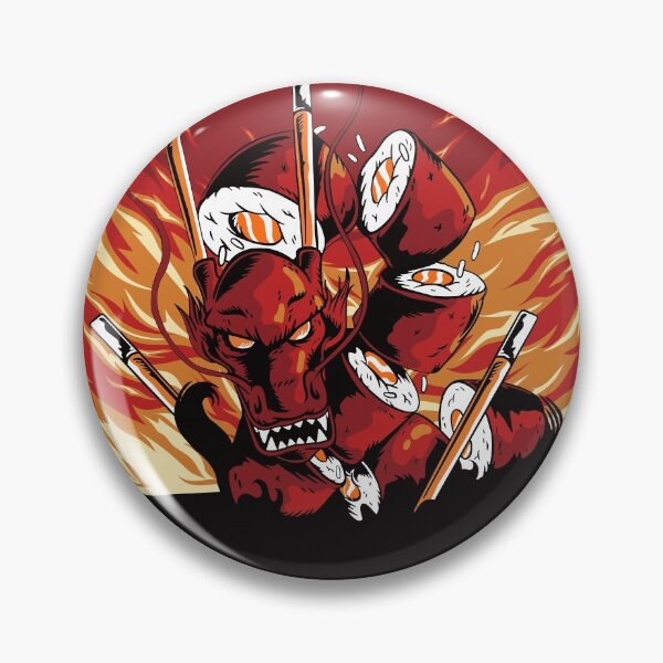 Item preview, Fire Sushi Dragon designed and sold by VinBasis.