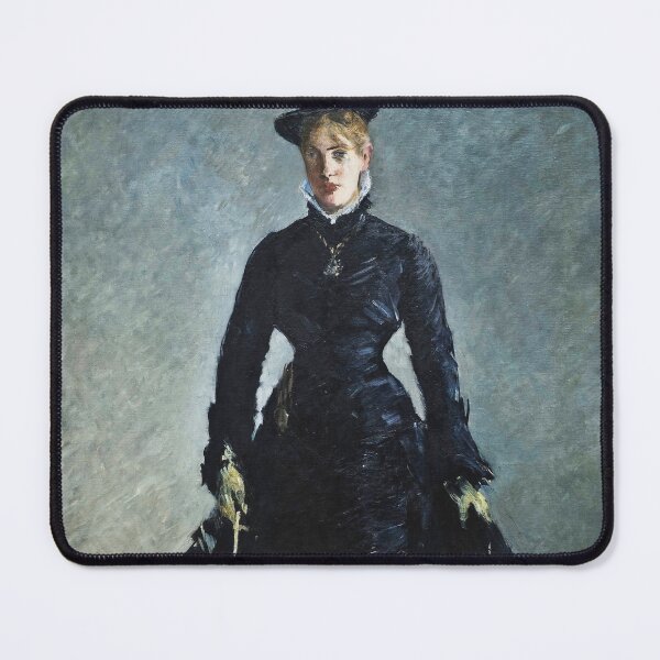 Item preview, Oil Painting La Parisienne (1876) by Edouard Manet designed and sold by Designedbysm.