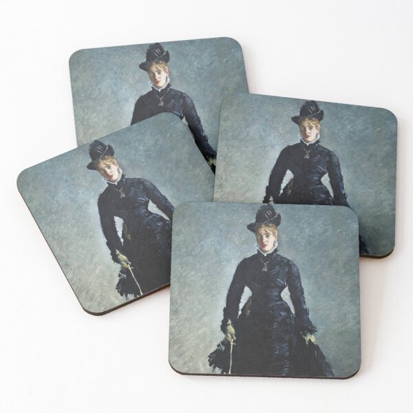 Item preview, Oil Painting La Parisienne (1876) by Edouard Manet designed and sold by Designedbysm.