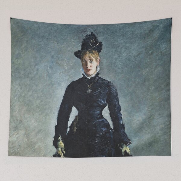 Item preview, Oil Painting La Parisienne (1876) by Edouard Manet designed and sold by Designedbysm.