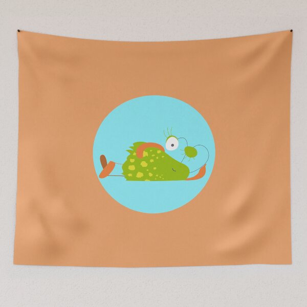 Item preview, Just Chilin' Friendly Alien in Space Monster designed and sold by PosterpartyCo.