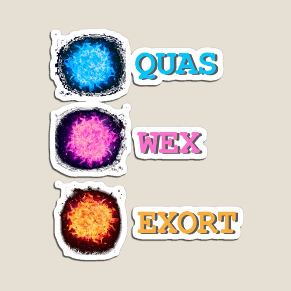 Invoker Quas, Wex, Exort DOTA Magnet